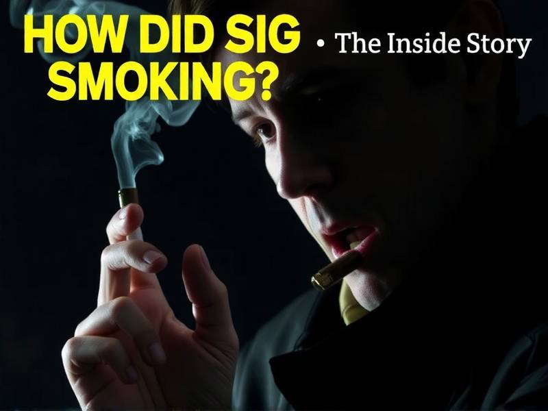 How Did Sig Quit Smoking? The Inside Story(1)