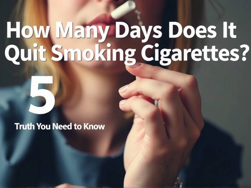 How Many Days Does It Take to Quit Smoking Cigarettes? The Truth You Need to Know