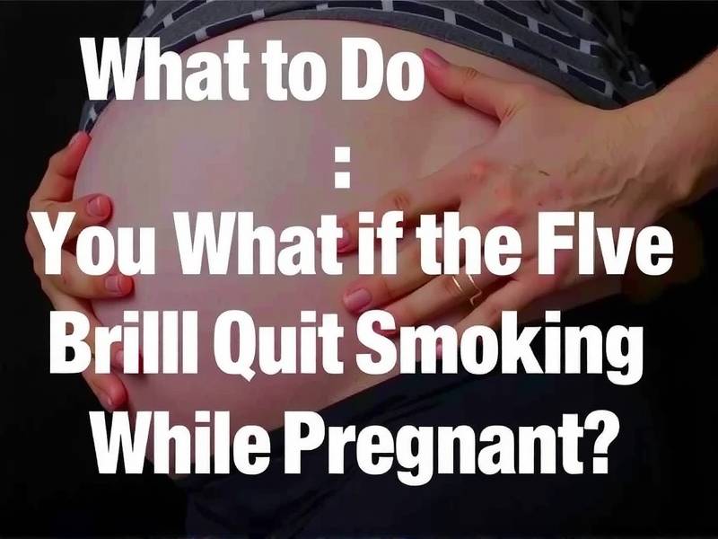 What to Do If You Can't Quit Smoking While Pregnant(1)