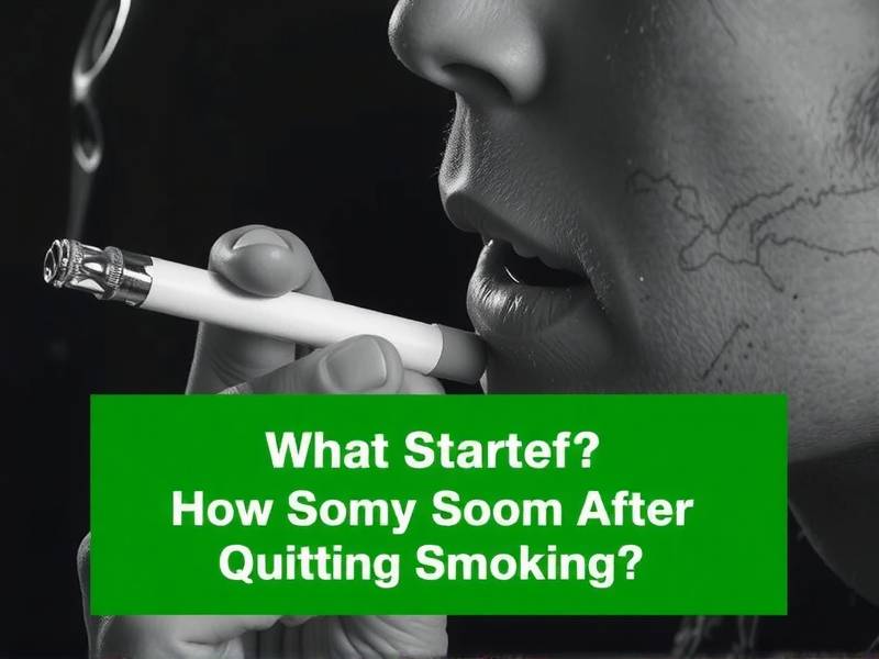 How Soon After Quitting Smoking?
