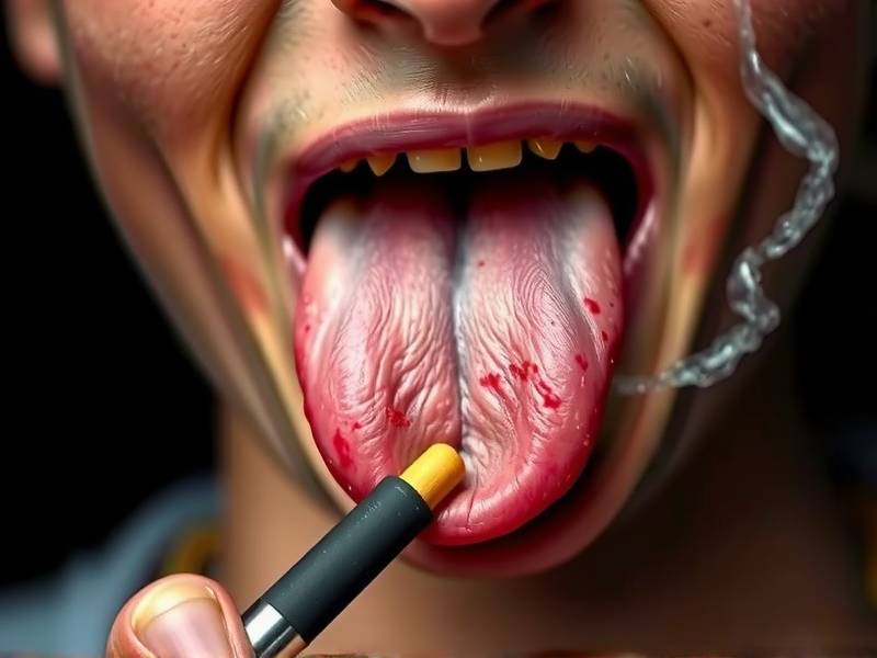 Why Quitting Smoking Can Cause Mouth Ulcers on the Tongue