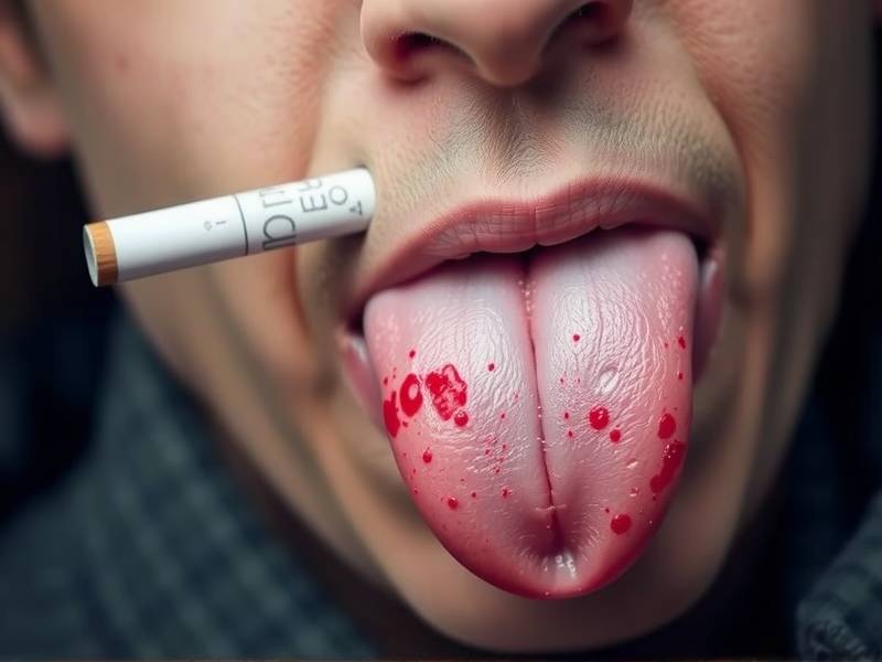 Why Quitting Smoking Can Cause Mouth Ulcers on the Tongue(1)