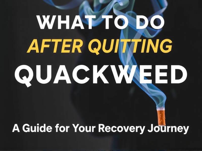 What to Do After Quitting Smoking Weed: A Guide for Your Recovery Journey