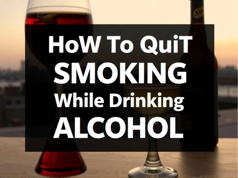 How to Quit Smoking While Drinking Alcohol: Effective Strategies for Both Problems(1)