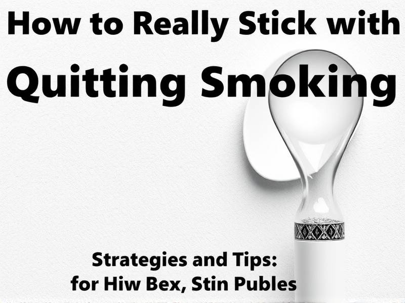 How to Really Stick with Quitting Smoking: Effective Strategies and Tips(1)