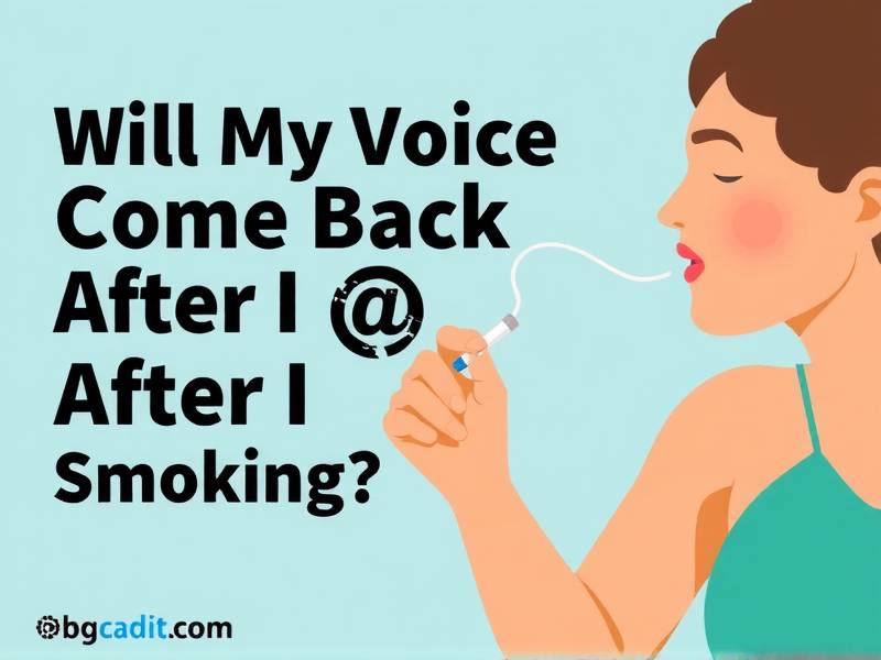 Will My Voice Come Back After I Quit Smoking?