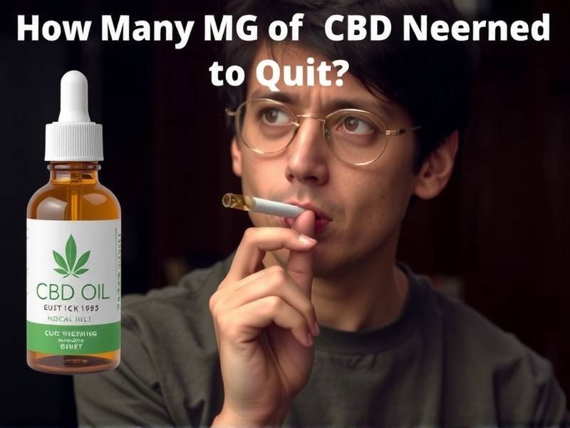 How Many MG of CBD Oil Are Needed to Quit Smoking?(1)