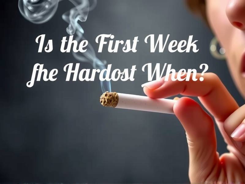 Is the First Week Really the Hardest When Quitting Smoking?