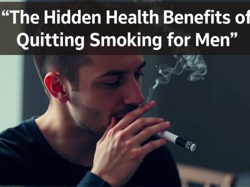 The Hidden Health Benefits of Quitting Smoking for Men: Sexual Health Included(1)
