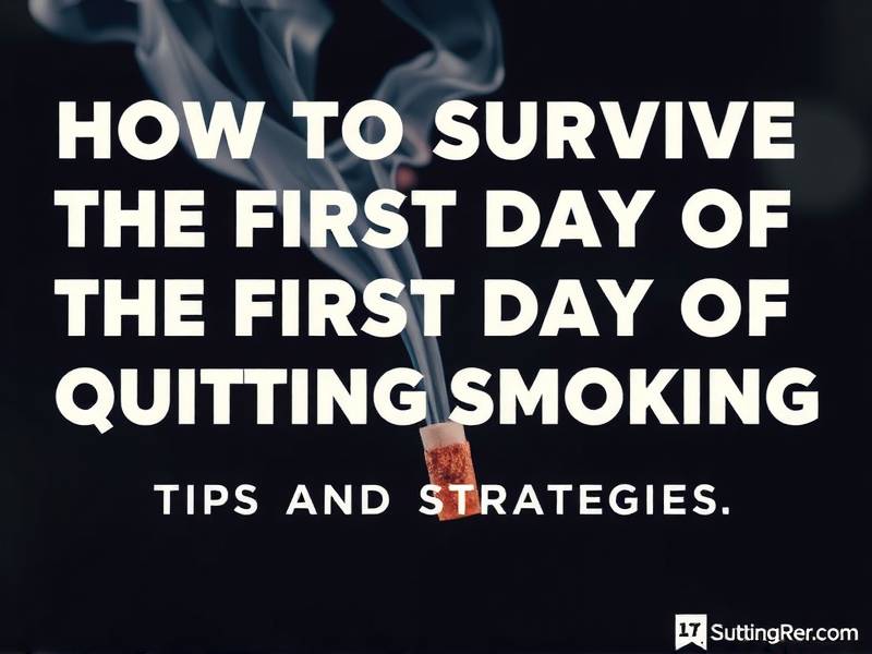 How to Survive the First Day of Quitting Smoking: Tips and Strategies