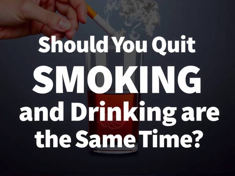 Should You Quit Smoking and Drinking at the Same Time?(1)