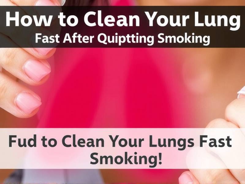 How to Clean Your Lungs Fast After Quitting Smoking