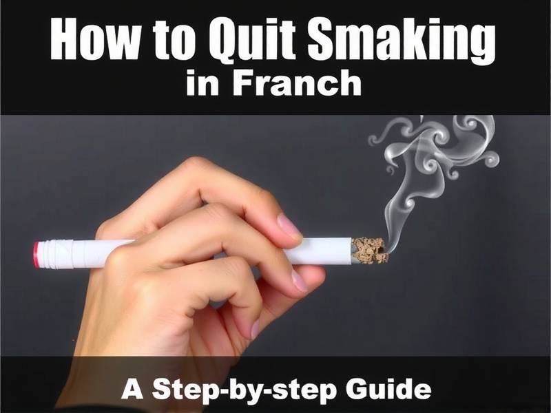 How to Quit Smoking in French: A Step-by-Step Guide