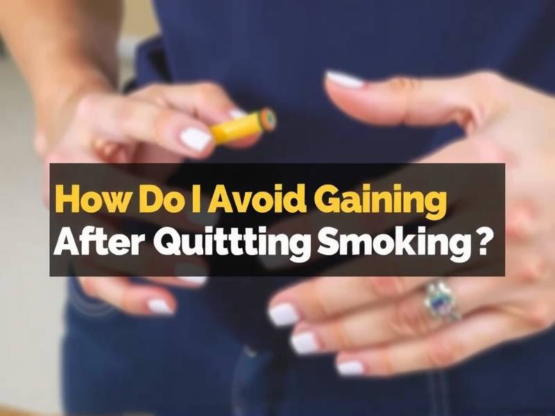How Do I Avoid Gaining Weight After Quitting Smoking?