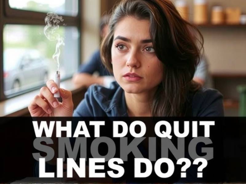 What Do Quit Smoking Lines Do?