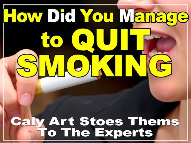 How Did You Manage to Quit Smoking? Tips and Tricks from Experts