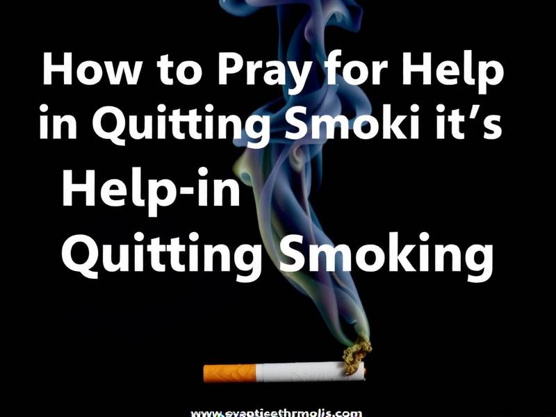 How to Pray for Help in Quitting Smoking(1)