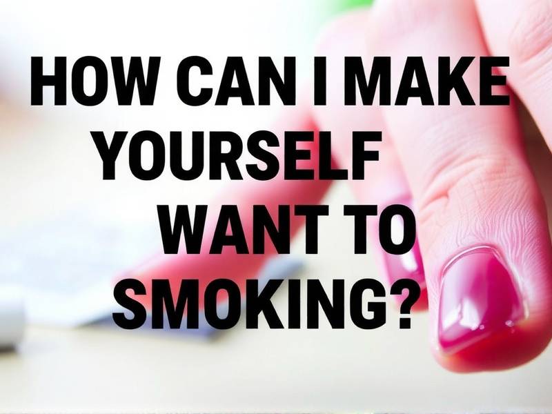 How Can I Make Yourself Want to Quit Smoking?