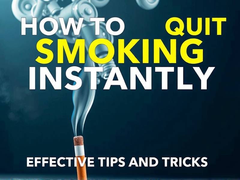 How to Quit Smoking Instantly - Effective Tips and Tricks