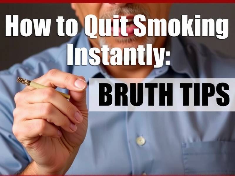 How to Quit Smoking Instantly - Effective Tips and Tricks(1)