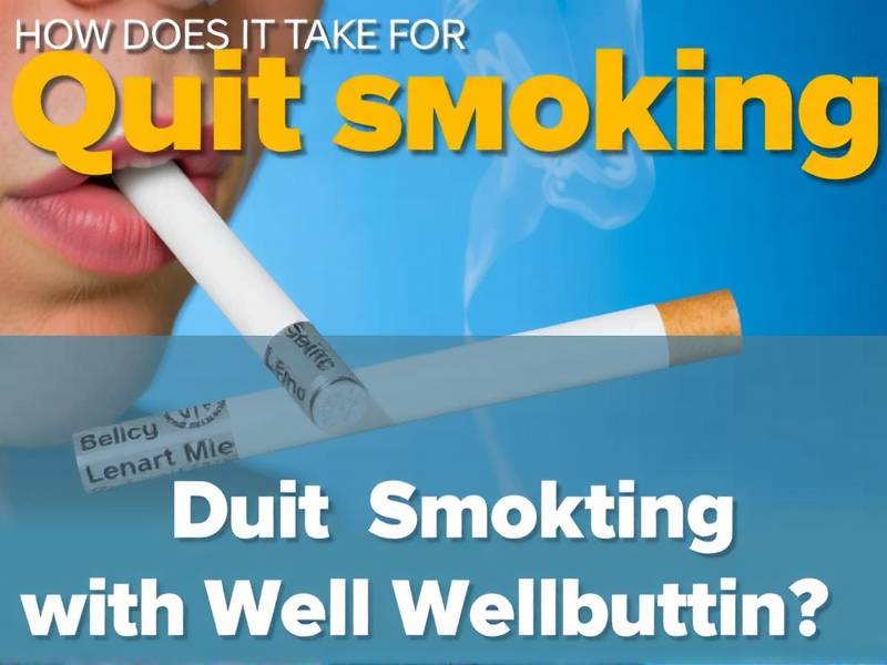 How Long Does It Take for People to Quit Smoking with Wellbutrin?(1)