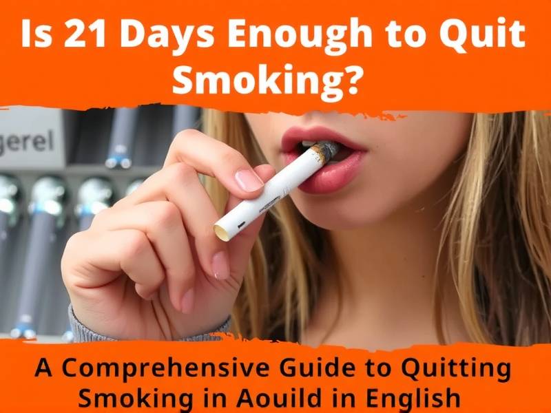 Is 21 Days Enough to Quit Smoking? A Comprehensive Guide to Quitting Smoking in English