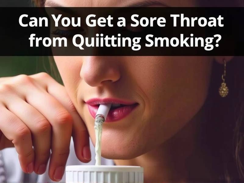 Can You Get a Sore Throat from Quitting Smoking?
