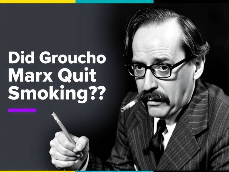 Did Groucho Marx Really Quit Smoking? The Truth Behind the Myth