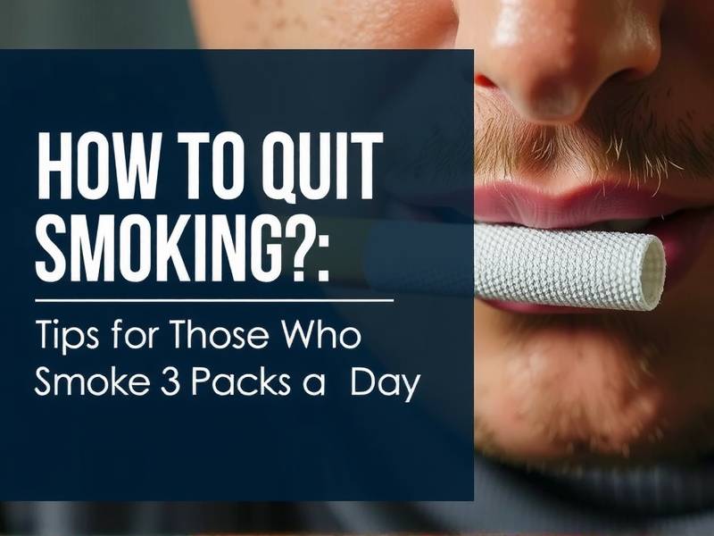 How to Quit Smoking: Tips for Those Who Smoke 3 Packs a Day