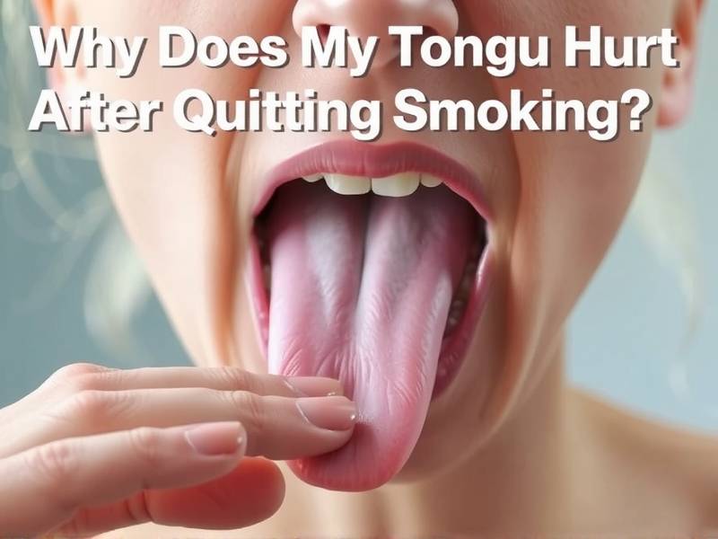 Why Does My Tongue Hurt After Quitting Smoking?