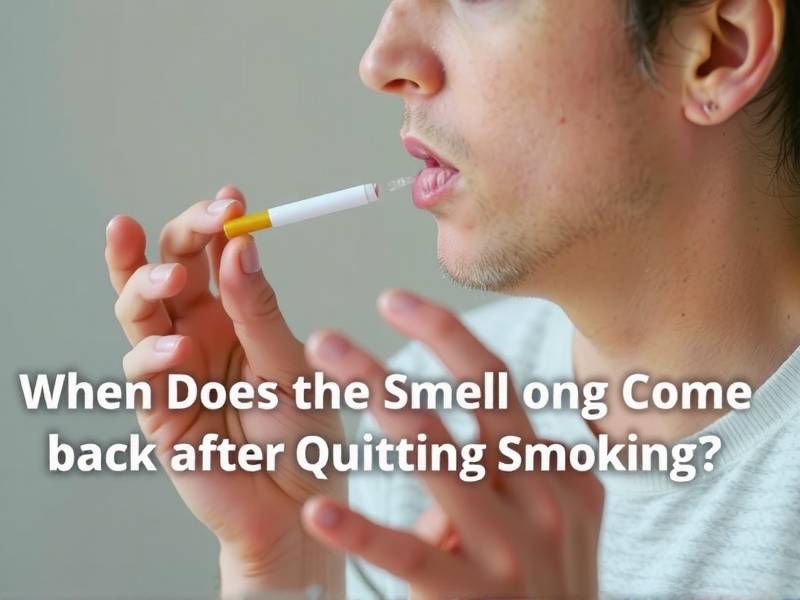 When Does the Smell Come Back After Quitting Smoking?