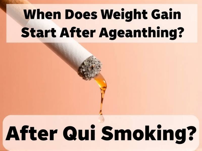 When Does Weight Gain Start After Quitting Smoking?