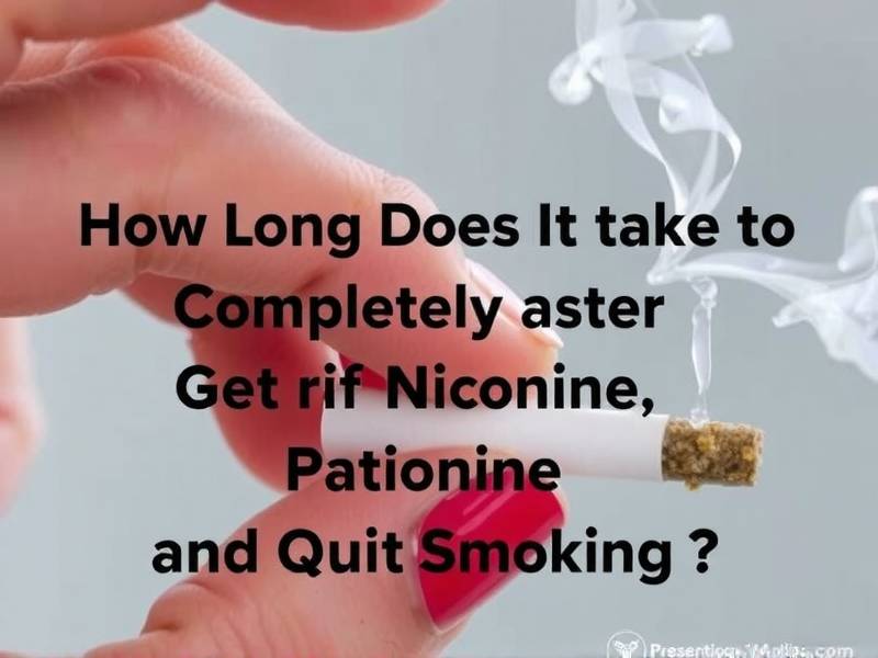 How Long Does It Take to Completely Get Rid of Nicotine and Quit Smoking?