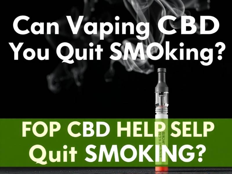Can Vaping CBD Help You Quit Smoking?
