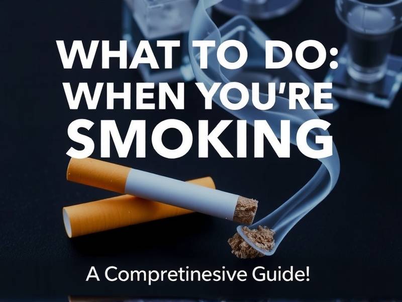 What to Do When You’re Quitting Smoking: A Comprehensive Guide