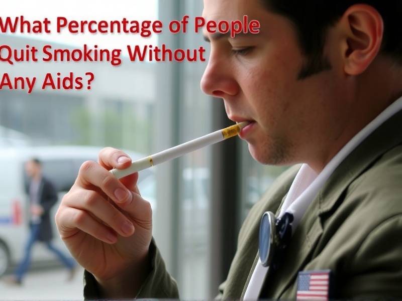 What Percentage of People Quit Smoking Without Any Aids?