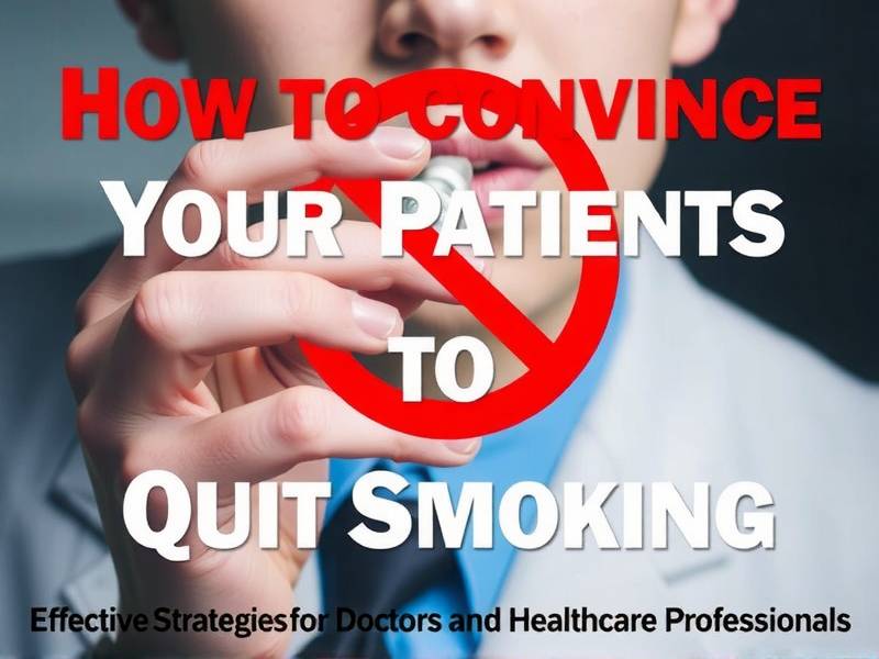 How to Convince Your Patients to Quit Smoking: Effective Strategies for Doctors and Healthcare Profe