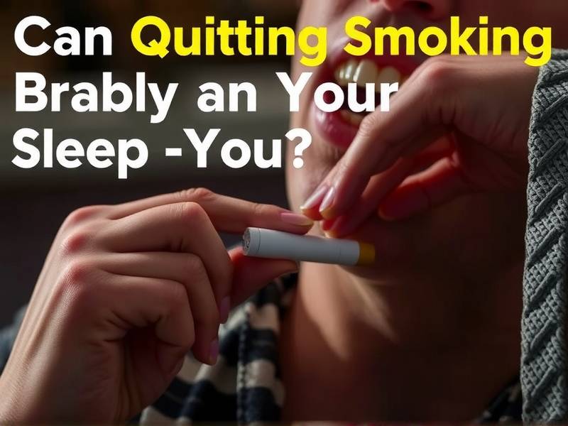 Can Quitting Smoking Really Make You Lose Sleep?