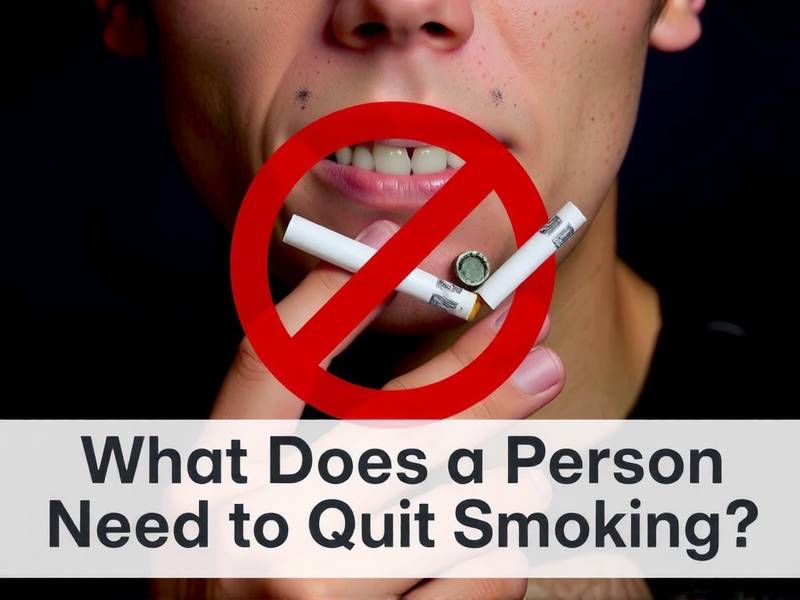 What Does a Person Need to Quit Smoking?