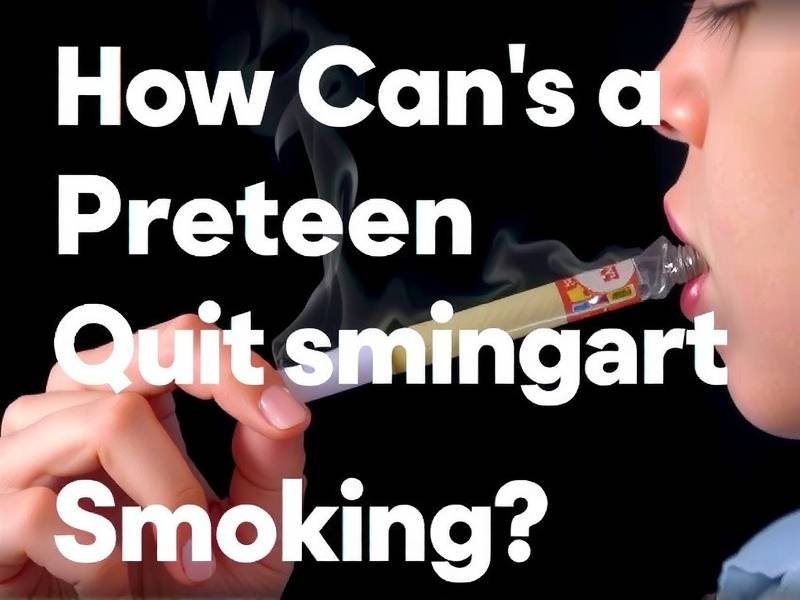 How Can a Preteen Quit Smoking?