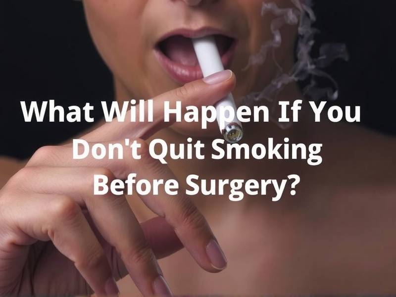 What Will Happen If You Don't Quit Smoking Before Surgery?
