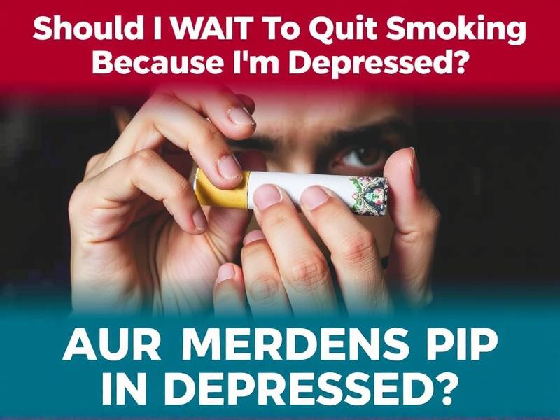 Should I Wait to Quit Smoking Because I'm Depressed?(1)