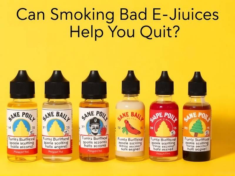 Can Smoking Bad E-Juices Help You Quit?