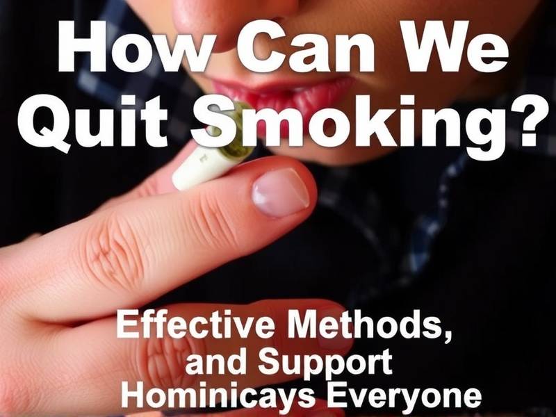 How Can We Quit Smoking? Effective Methods and Support for Everyone