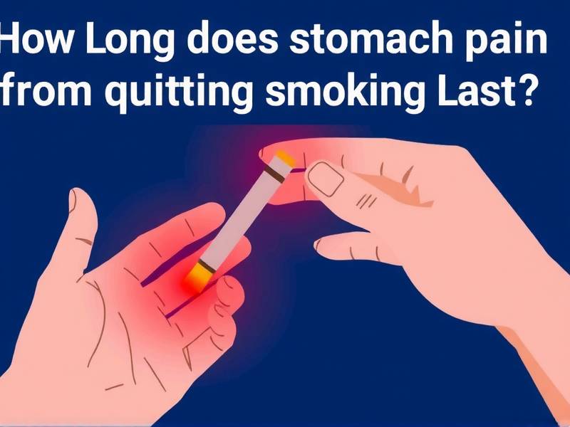 How Long Does Stomach Pain From Quitting Smoking Last?
