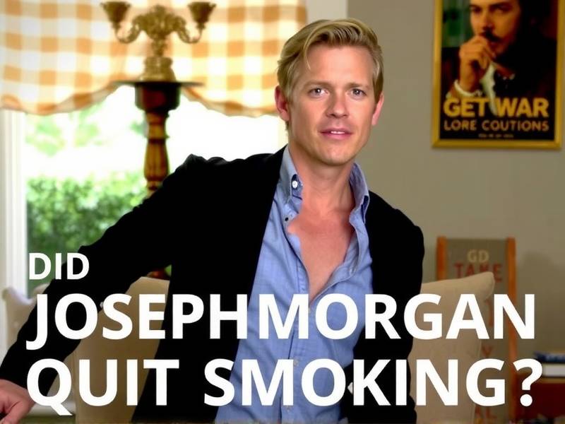 Did Joseph Morgan Quit Smoking? The Inside Story