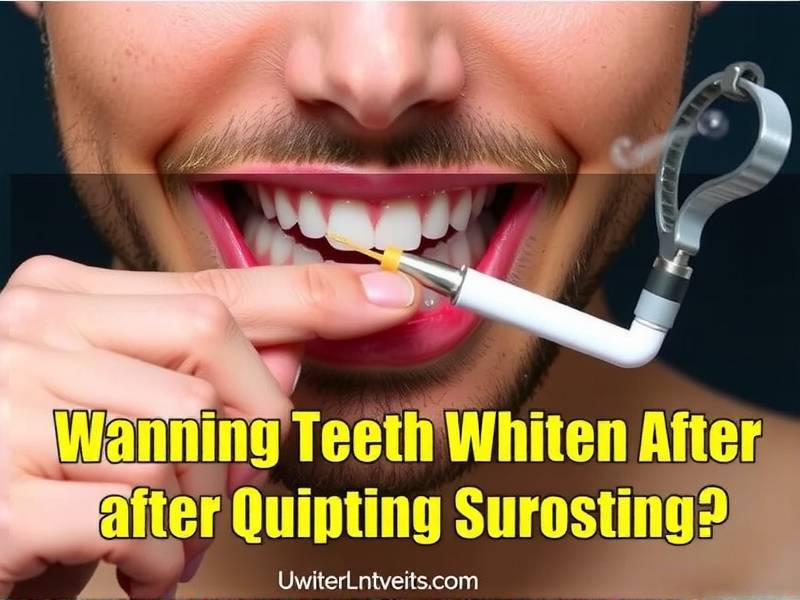 Will My Teeth Whiten After Quitting Smoking?