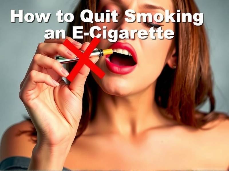 How to Quit Smoking an E-Cigarette: Effective Strategies and Tips