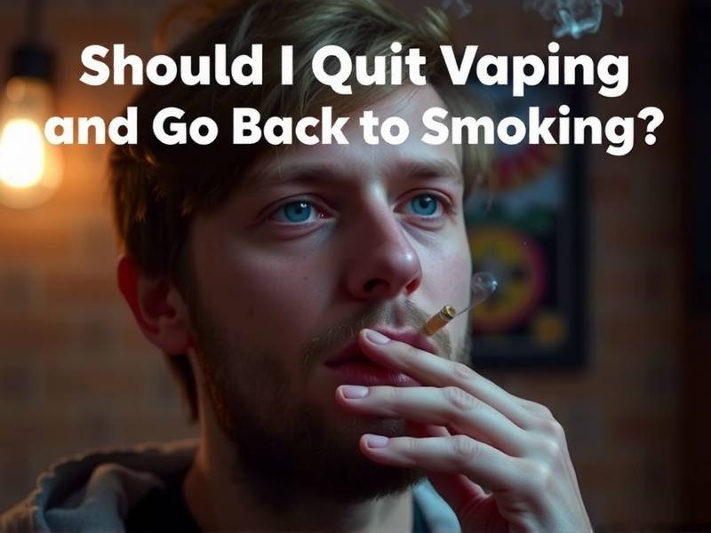Should I Quit Vaping and Go Back to Smoking? A Comprehensive Guide to Making the Right Choice