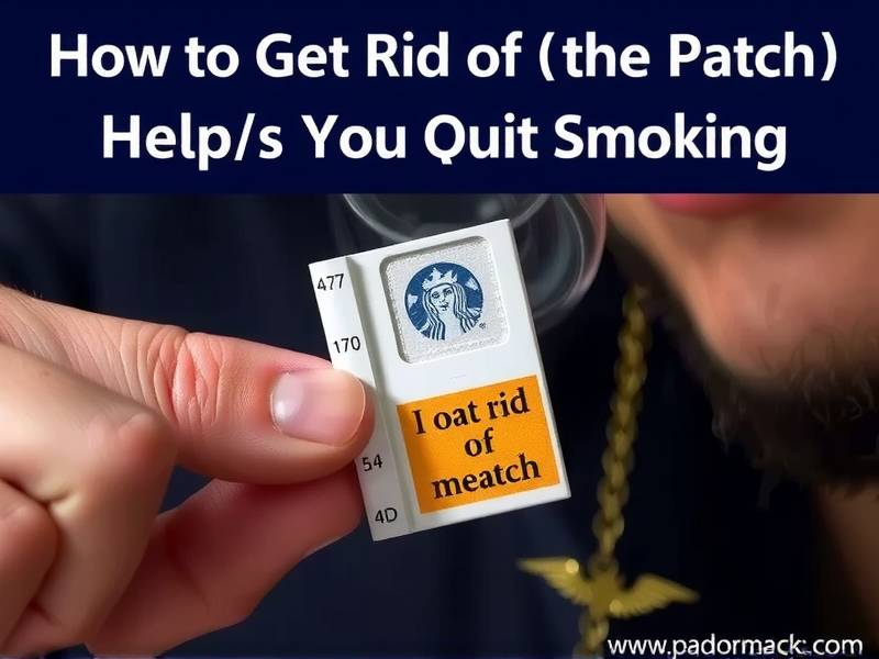 How to Get Rid of the Patch That Helps You Quit Smoking